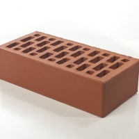 Кирпич лицевой Браер красный гладкий 1NF